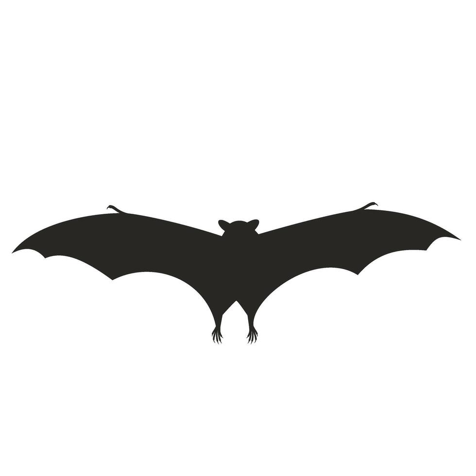 Halloween Bat Silhouette vector