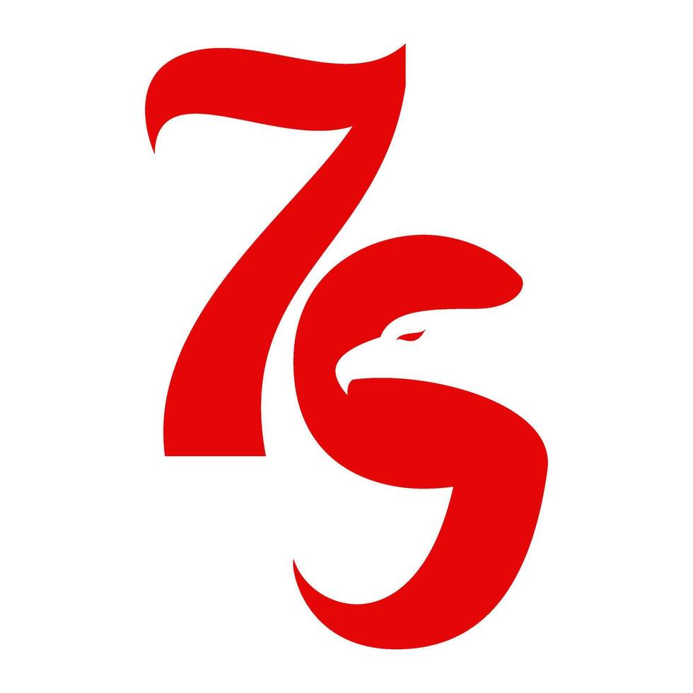 Hut RI 79th Logo vector