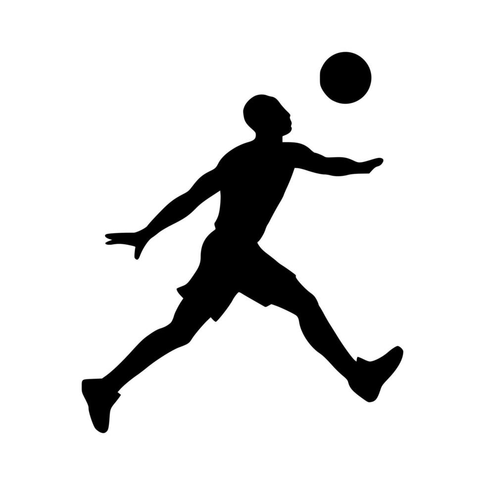 Illustration of basketball player silhouette. basketball player icon vector