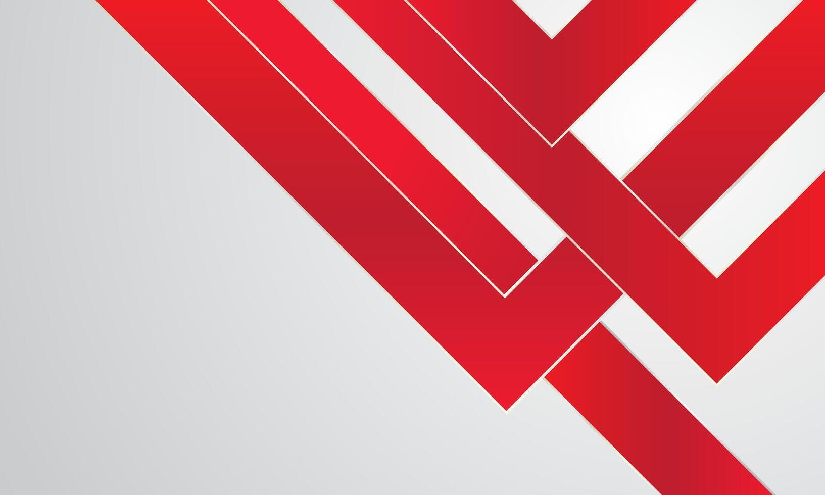Red white modern abstract background vector