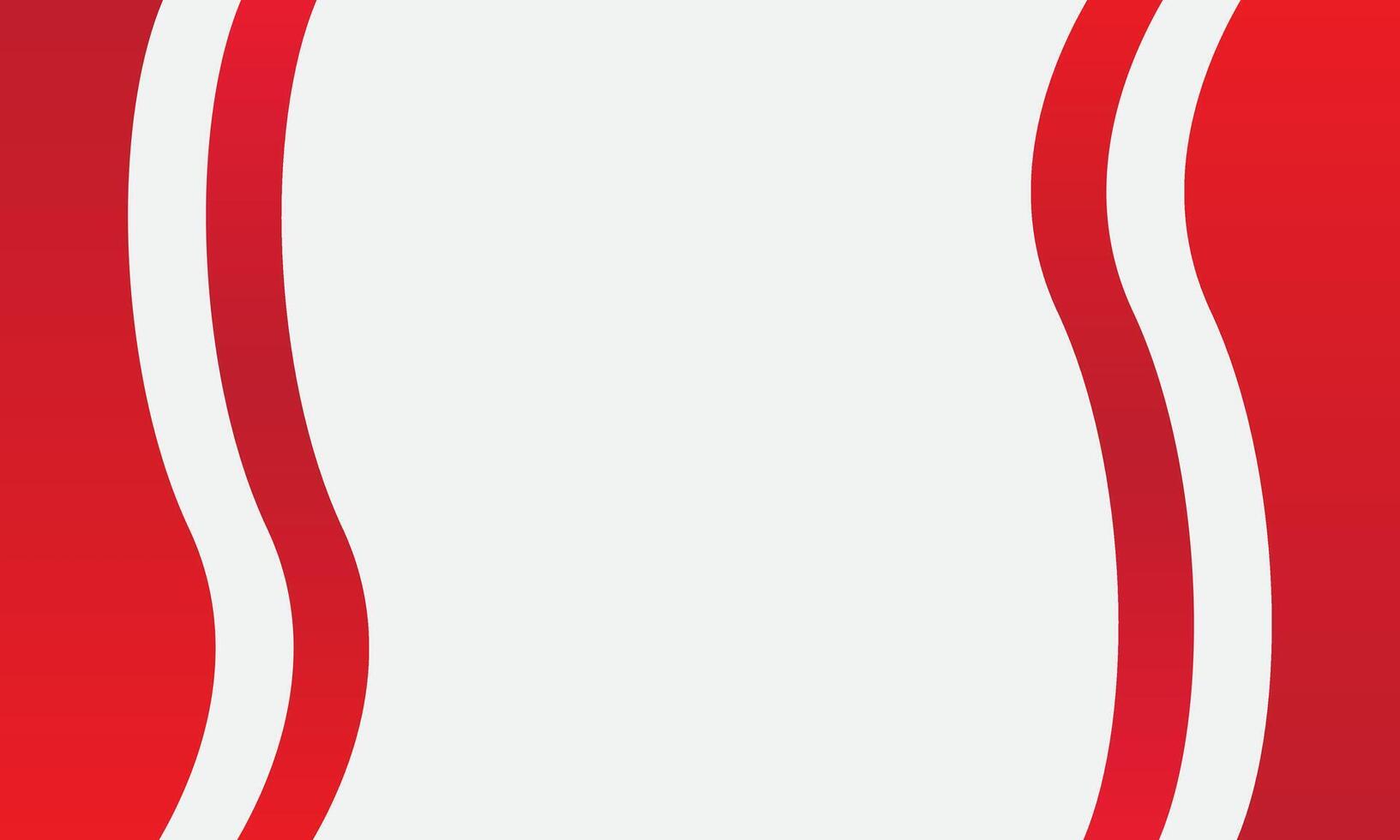 Wave red white modern background vector