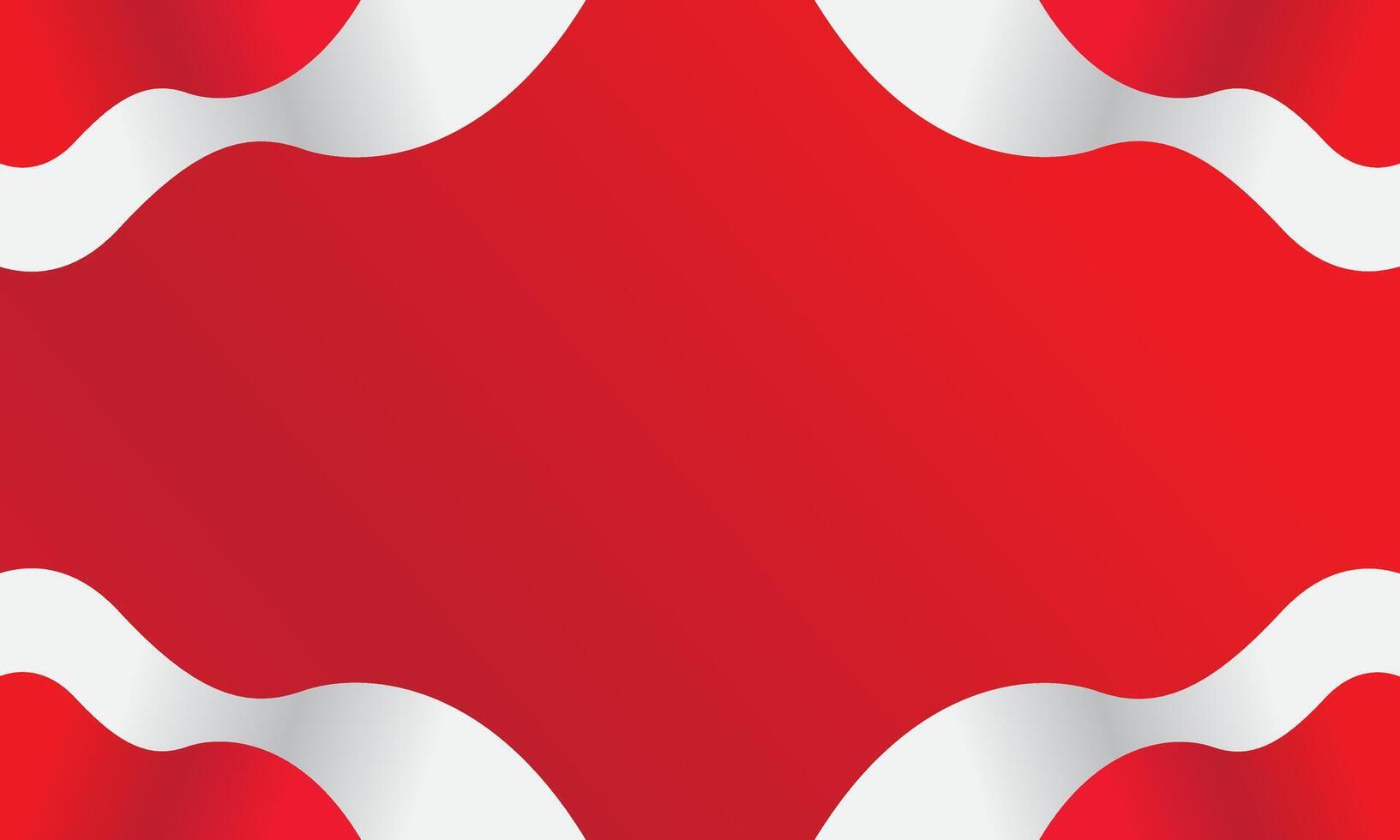 Wave flag Indonesia, Indonesia Independence day banner background vector
