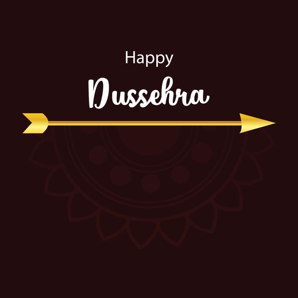 Happy Dussehra celebration vector