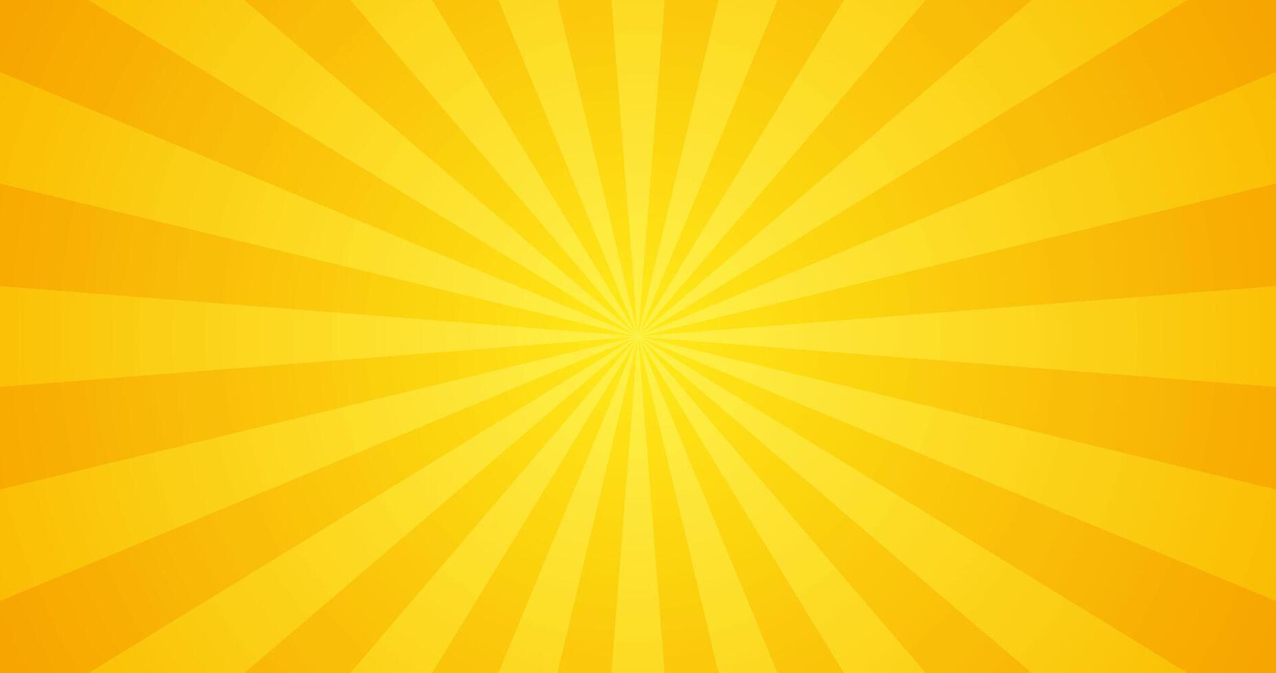 Simple Starlit Glow Effect Of Abstract Yellow Beam Explosion Blank Horizontal Plain Background vector