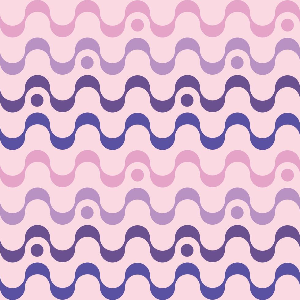 Wave seamless pattern for background and fabric vector