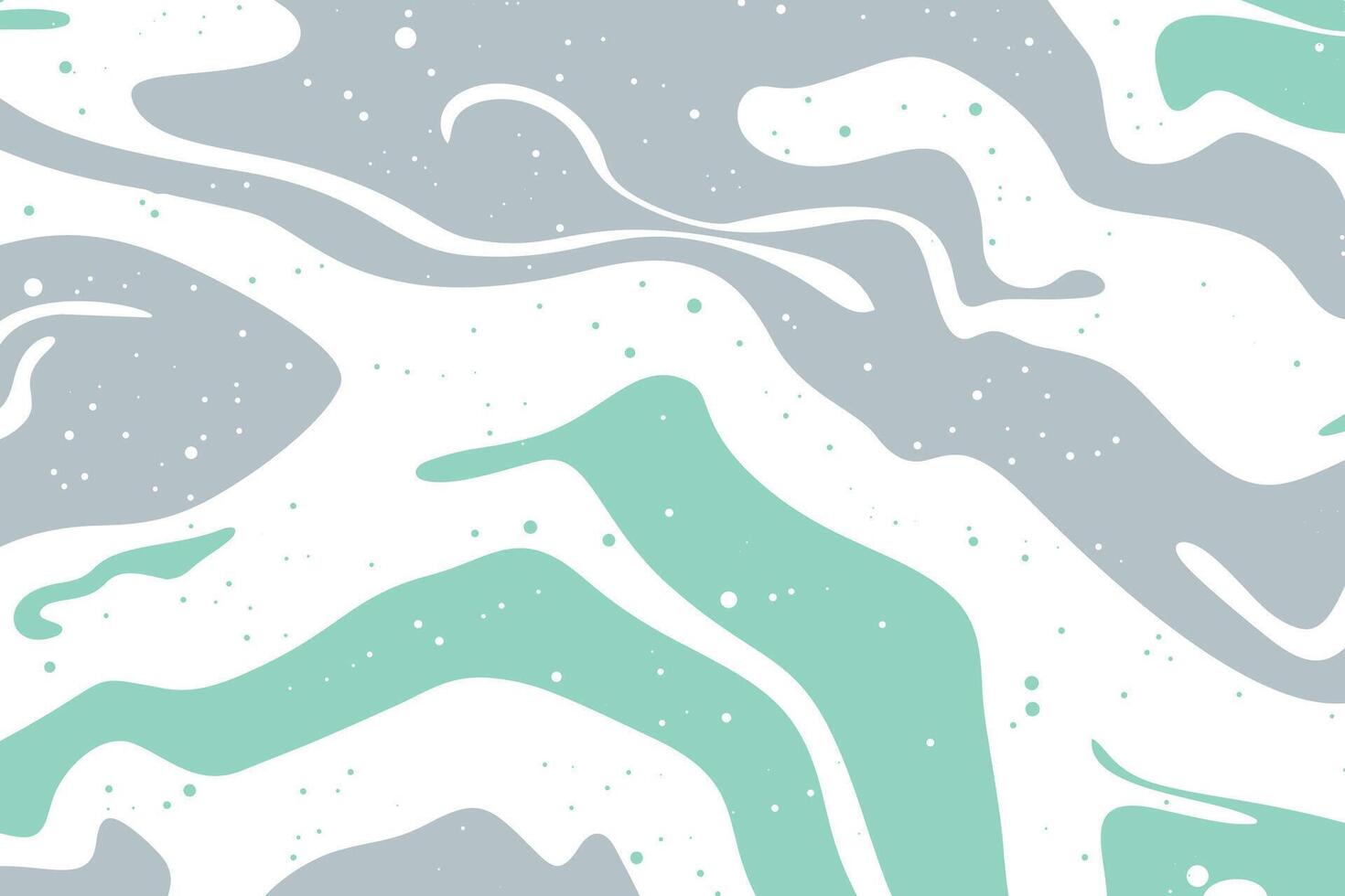 Abstract vintage poster of colorful wavy lines and shapes. Summer bright background. Groovy psychedelic curved waves. illustration vector