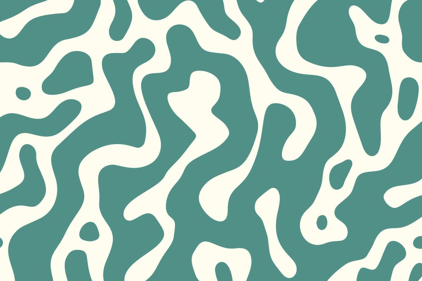 Abstract vintage poster of colorful wavy lines and shapes. Summer bright background. Groovy psychedelic curved waves. illustration vector