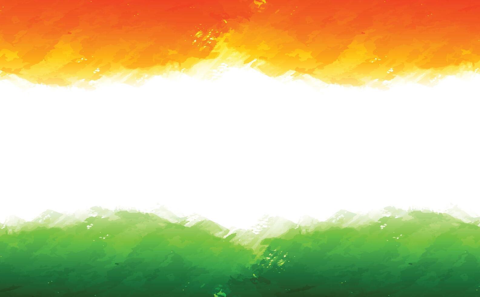 Indian Tricolor flag background for independence day. Website banner and greeting card design template. vector