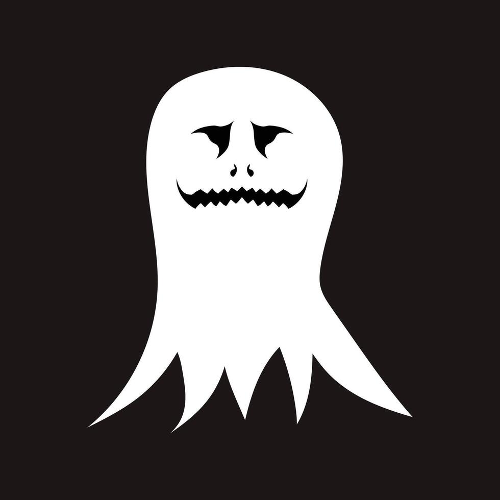 Halloween ghost graphic element vector