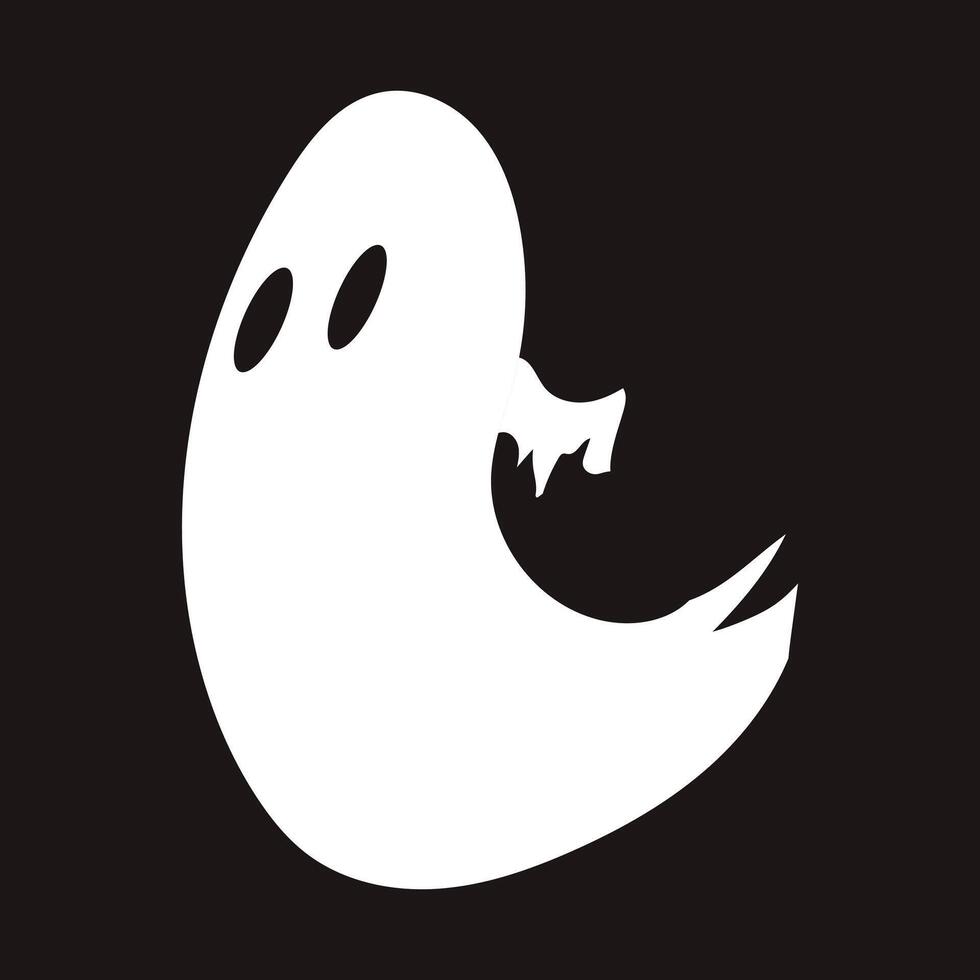 Halloween ghost graphic element vector