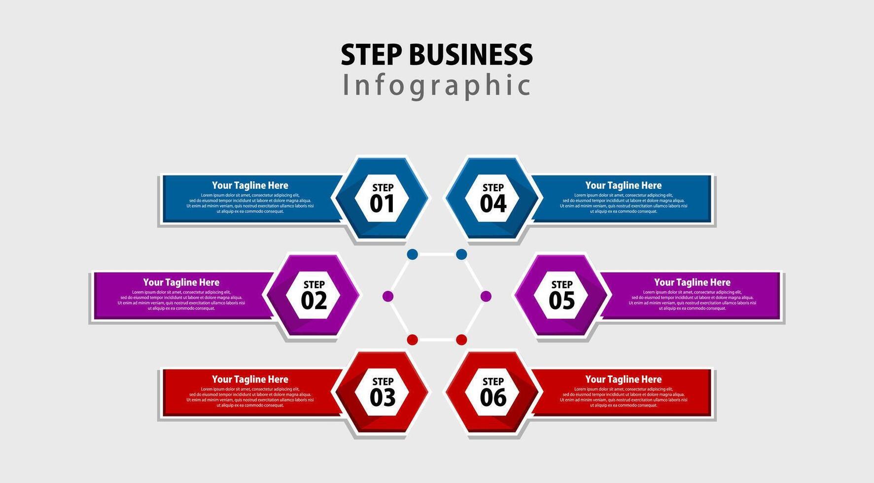 Modern business style options banner. Can be used for workflow layout, diagram, number options, step up options, web design. Presentation business infographic template colorful design vector