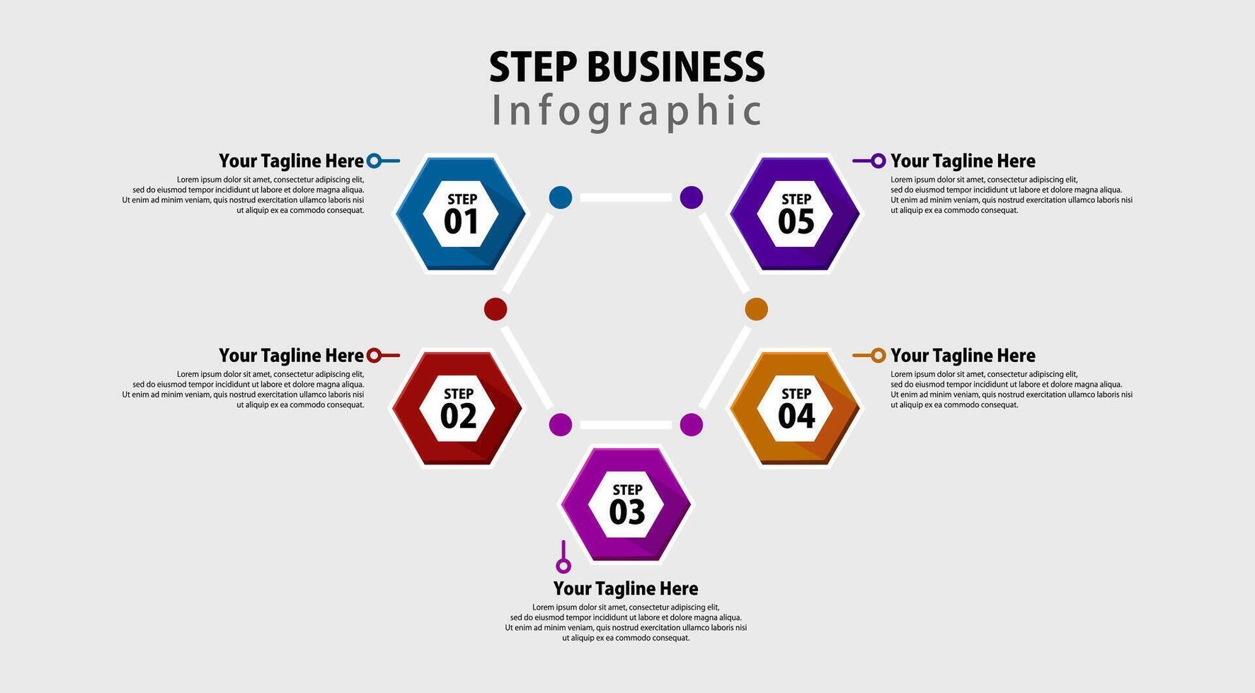 Modern business style options banner. Can be used for workflow layout, diagram, number options, step up options, web design. Presentation business infographic template colorful design vector