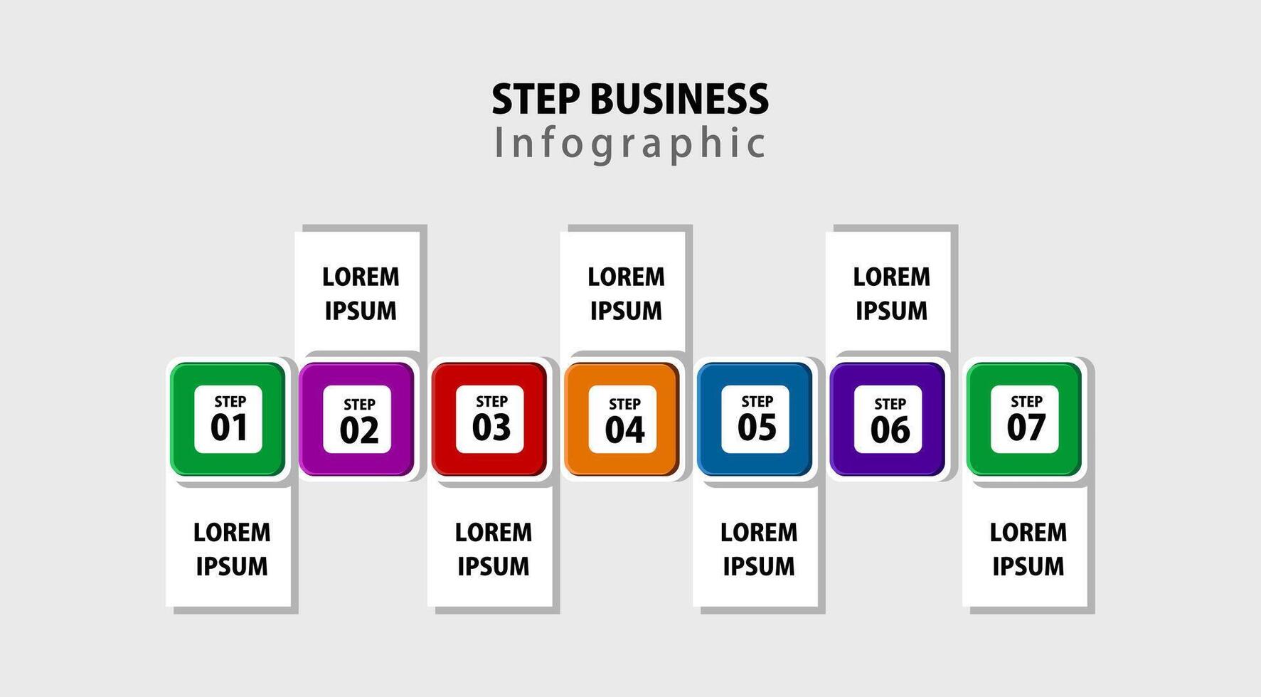 Modern business style options banner. Can be used for workflow layout, diagram, number options, step up options, web design. Presentation business infographic template colorful design vector