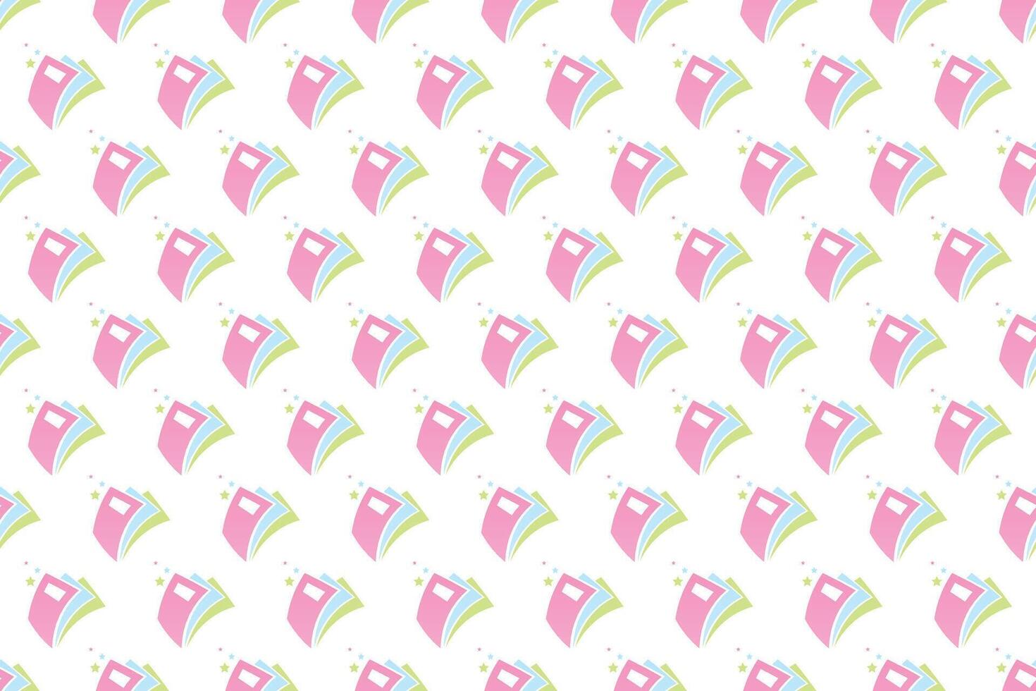 Abstract book seamless pattern background vector