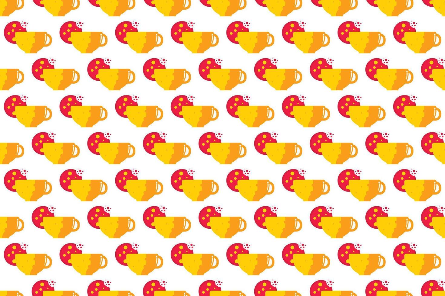 Cookies seamless pattern background vector
