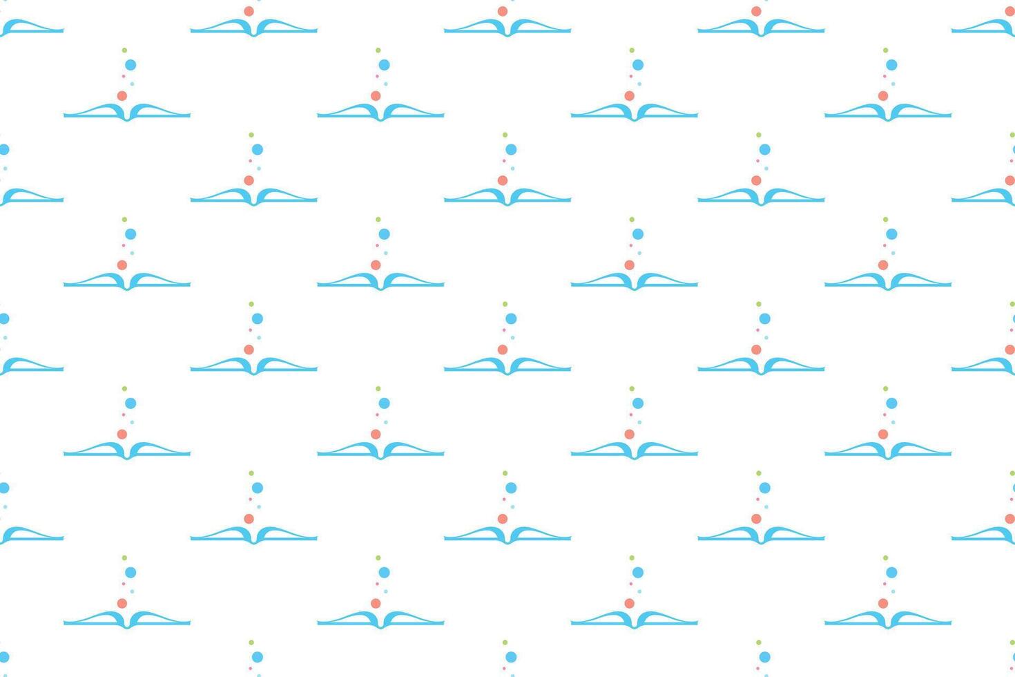 Abstract book seamless pattern background vector