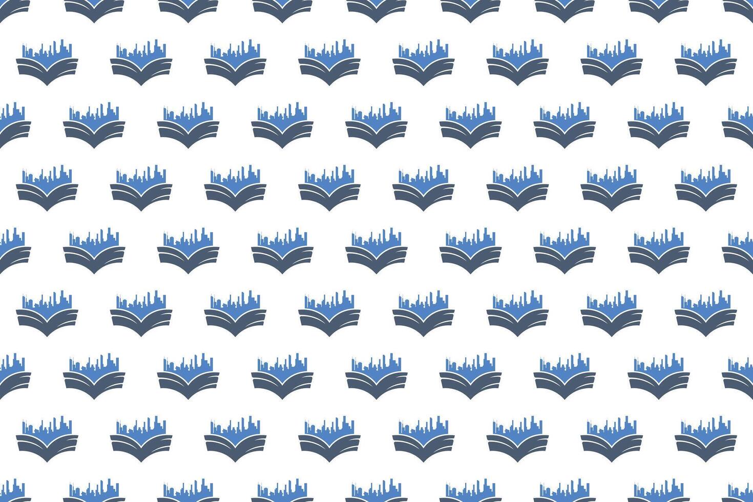 Abstract book seamless pattern background vector