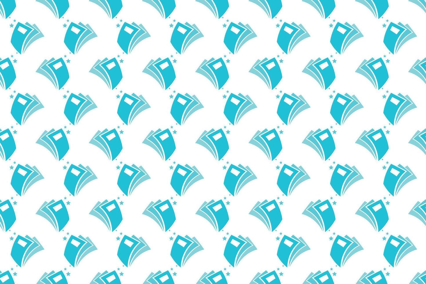 Abstract book seamless pattern background vector