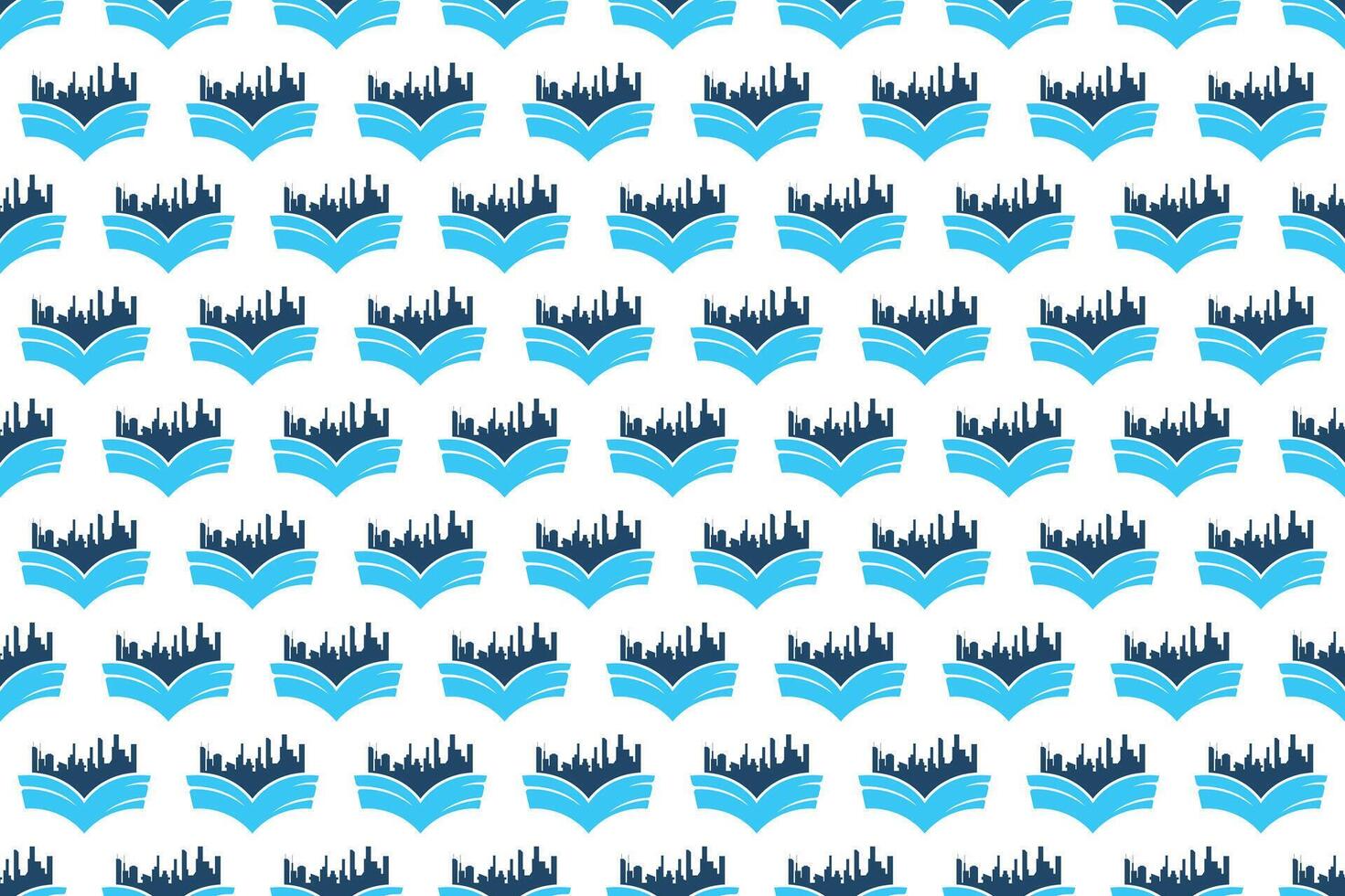 Abstract book seamless pattern background vector