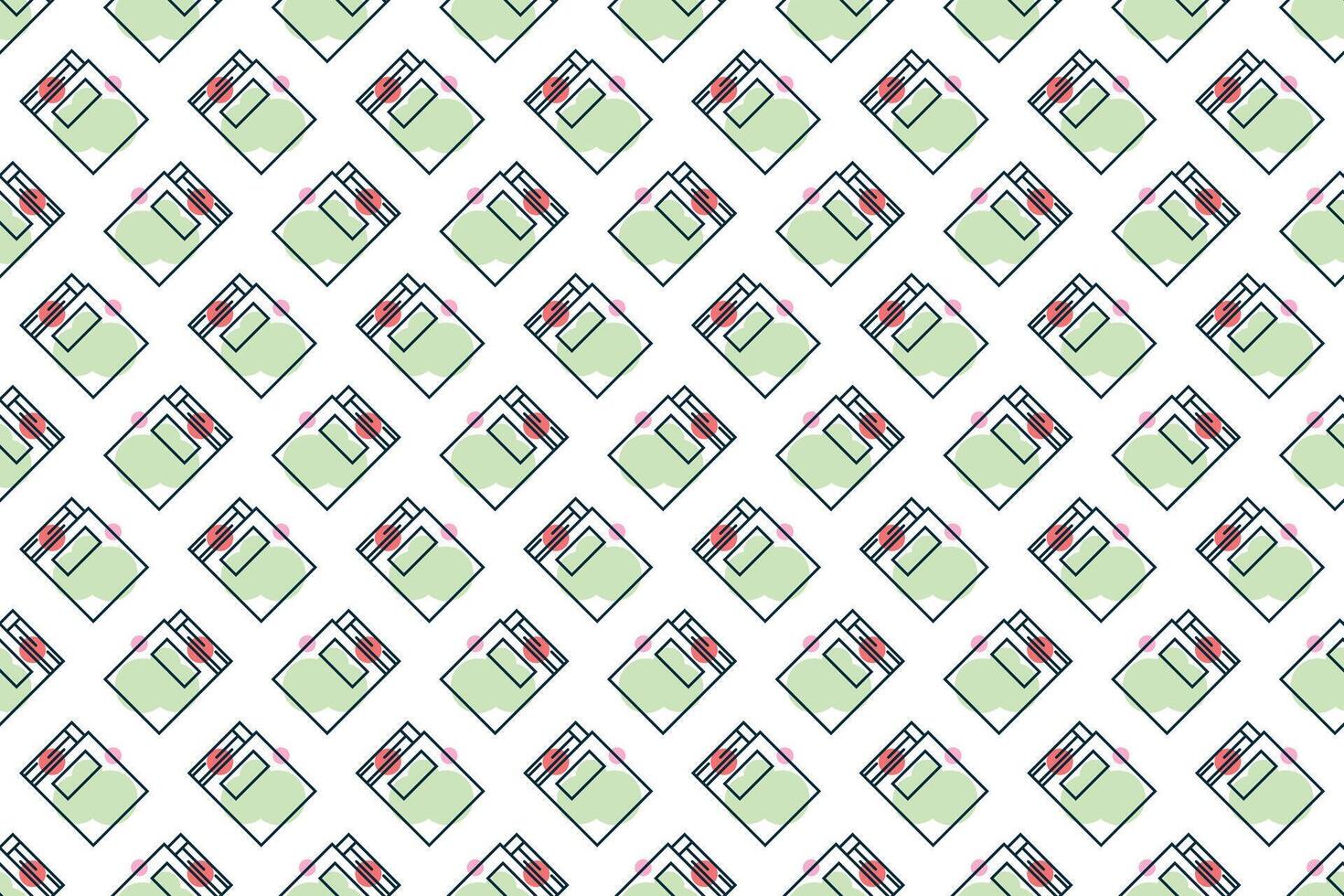 Abstract book seamless pattern background vector