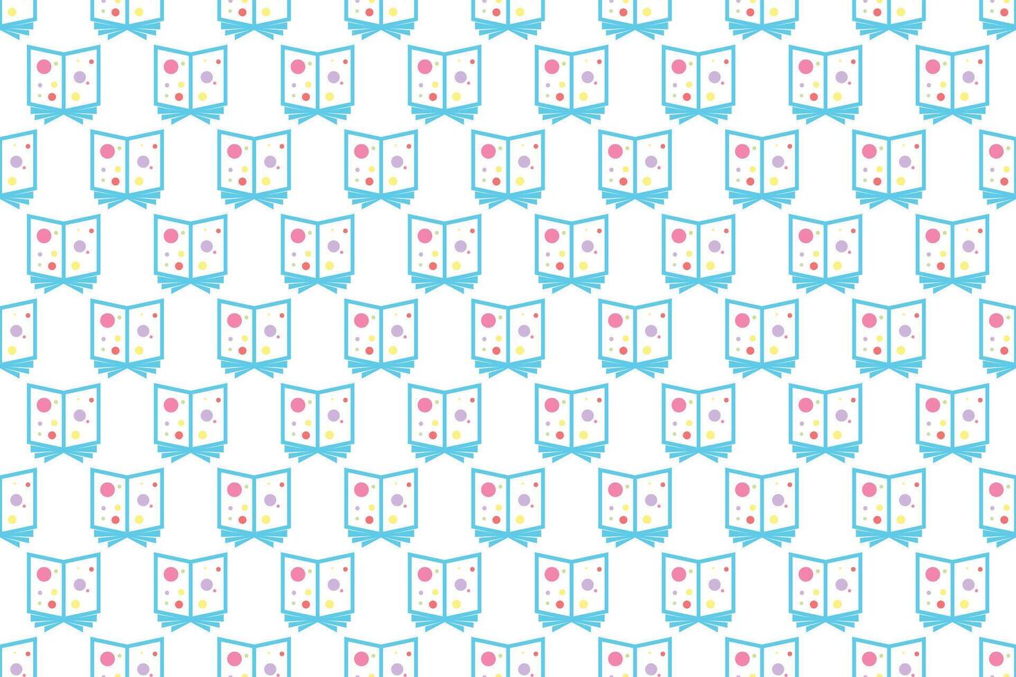Abstract book seamless pattern background vector