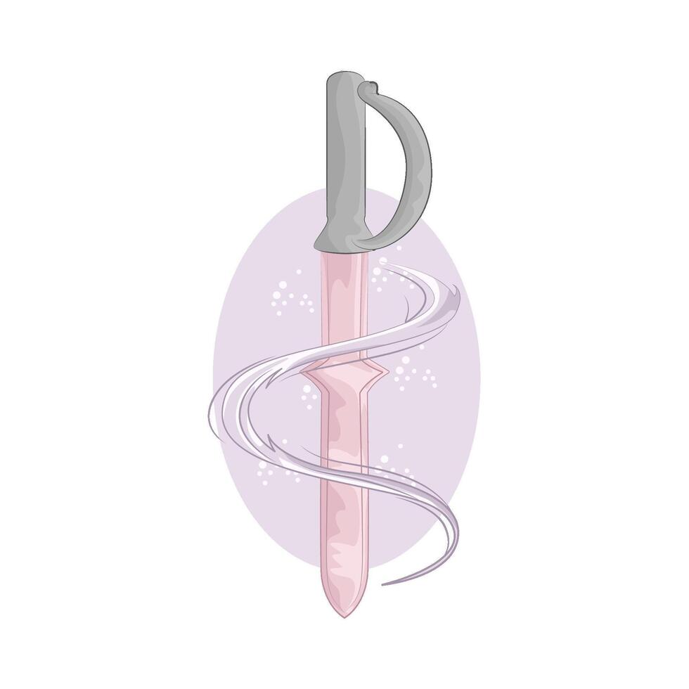 Illustration of sword vector