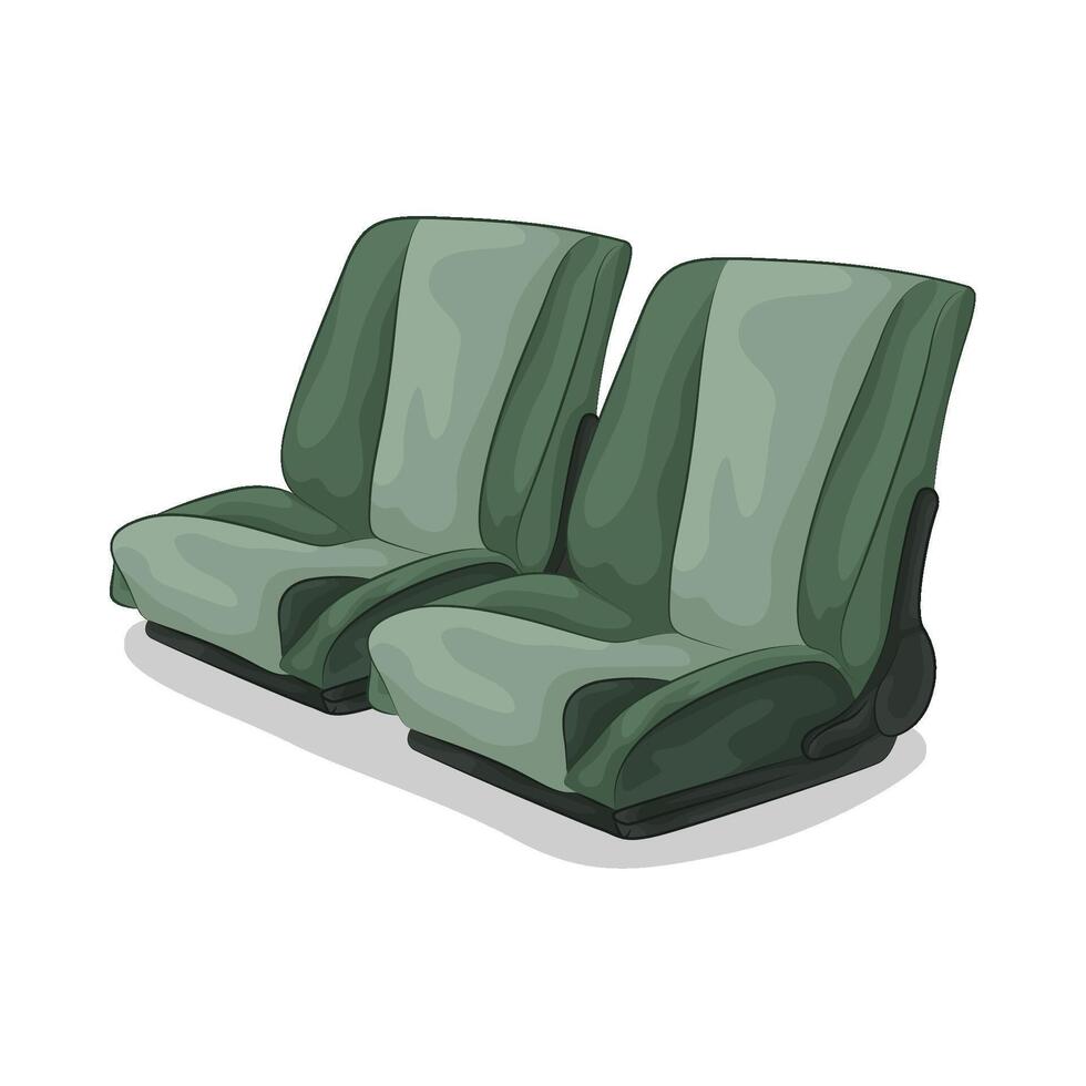 Illustration of car seat vector