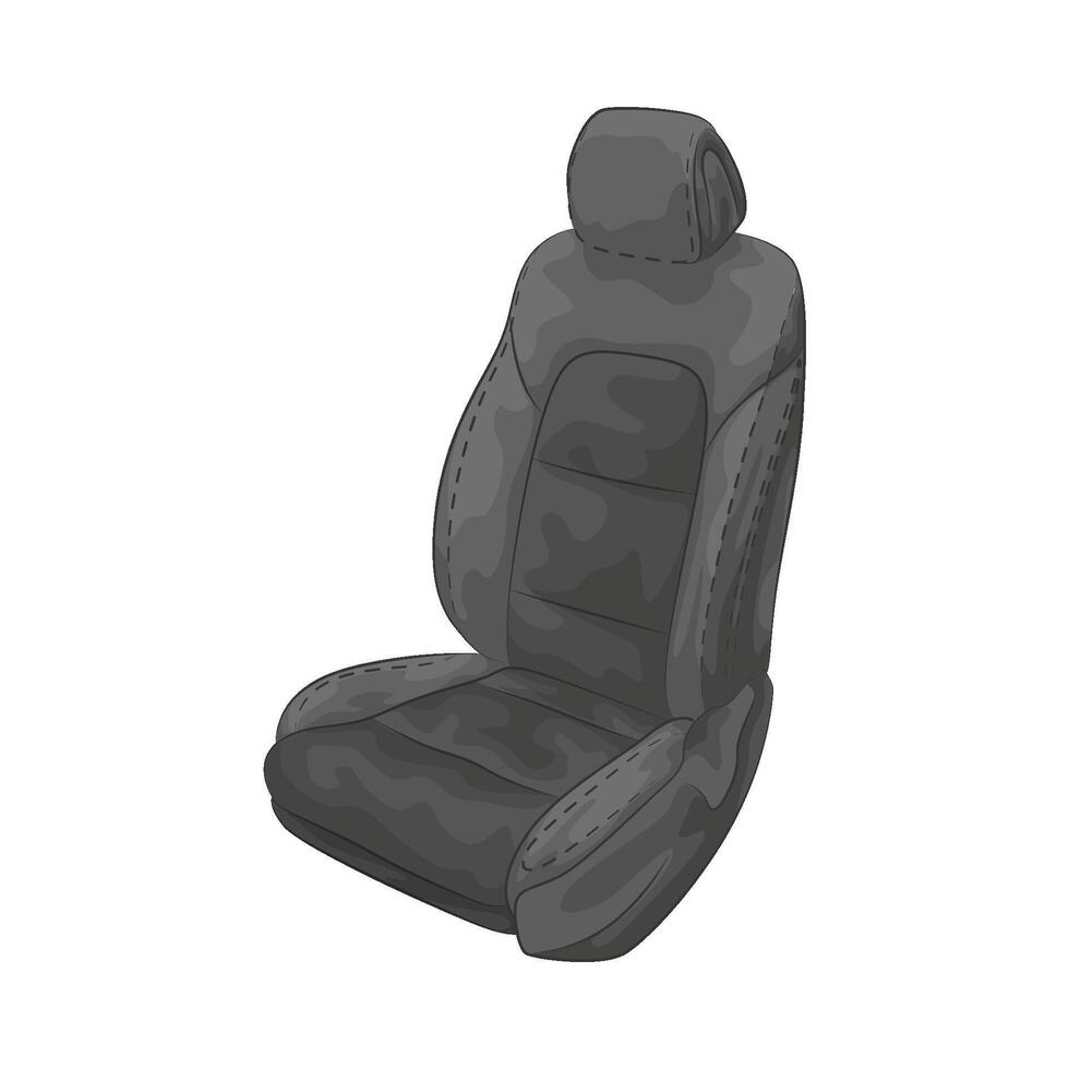 Illustration of car seat vector