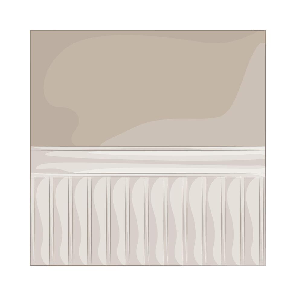 Illustration of house wall vector