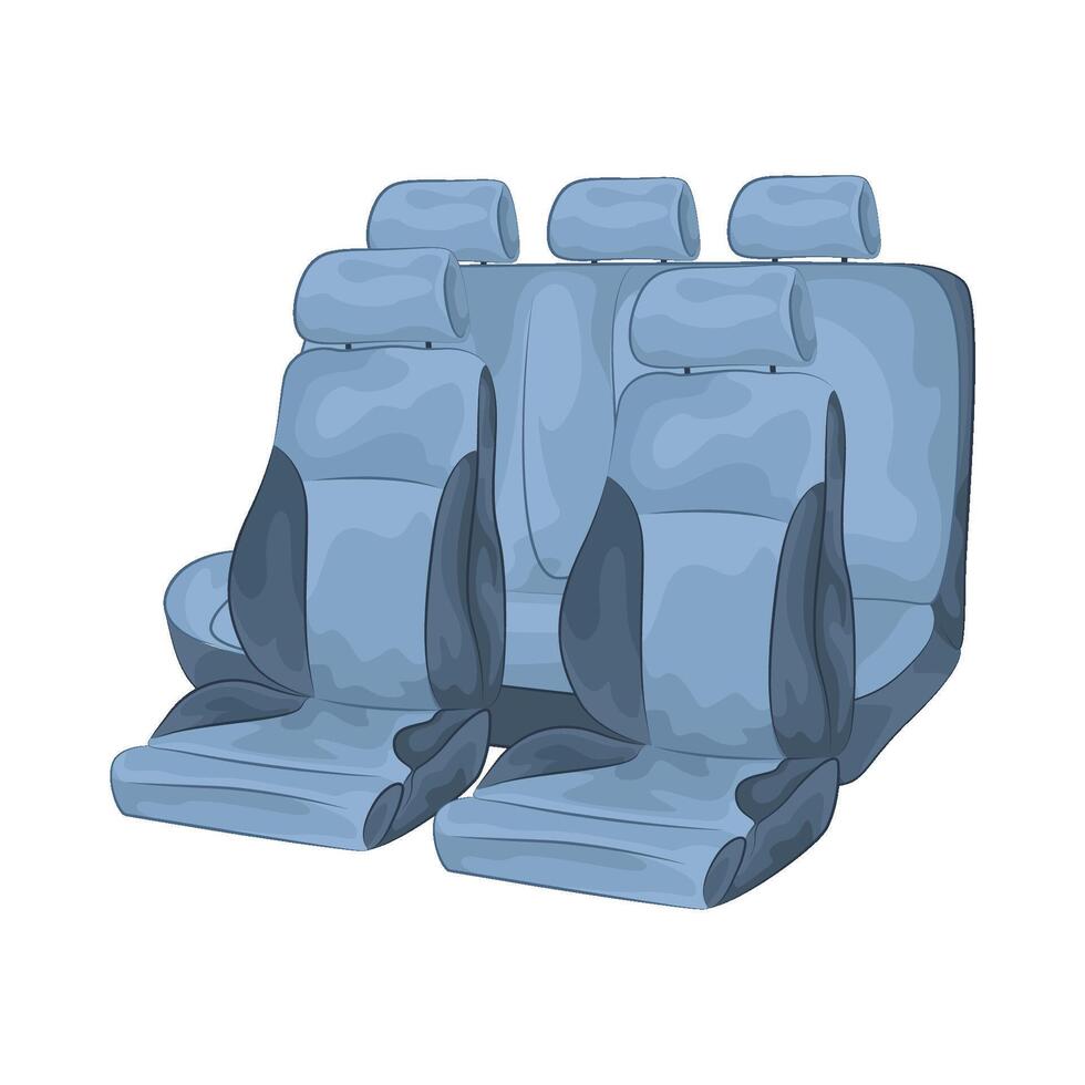 Illustration of car seat vector