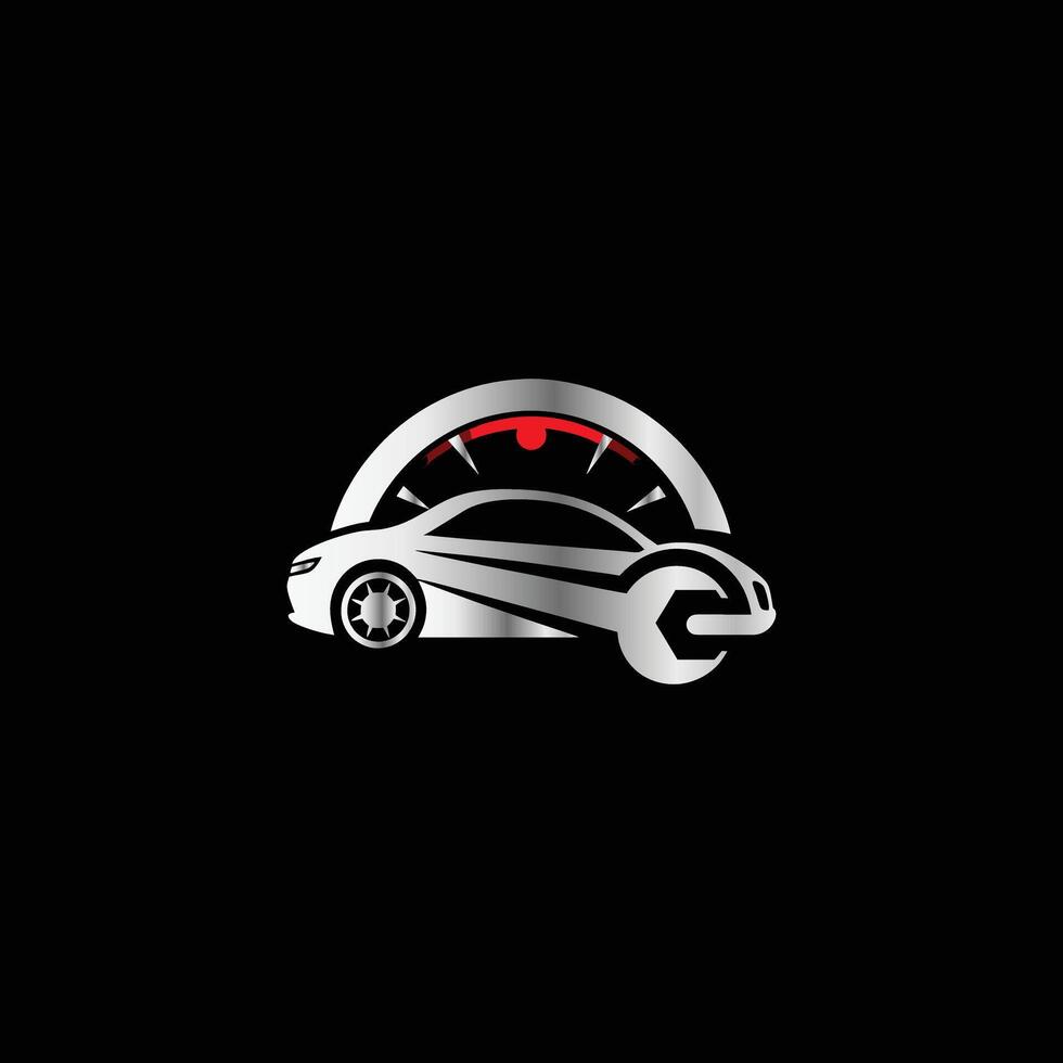 Auto Repair Service Icon Logo Design Template.Car Mechanic Logo Piston and Cog Wheel Gear Icon Logo Template Design Illustration. vector