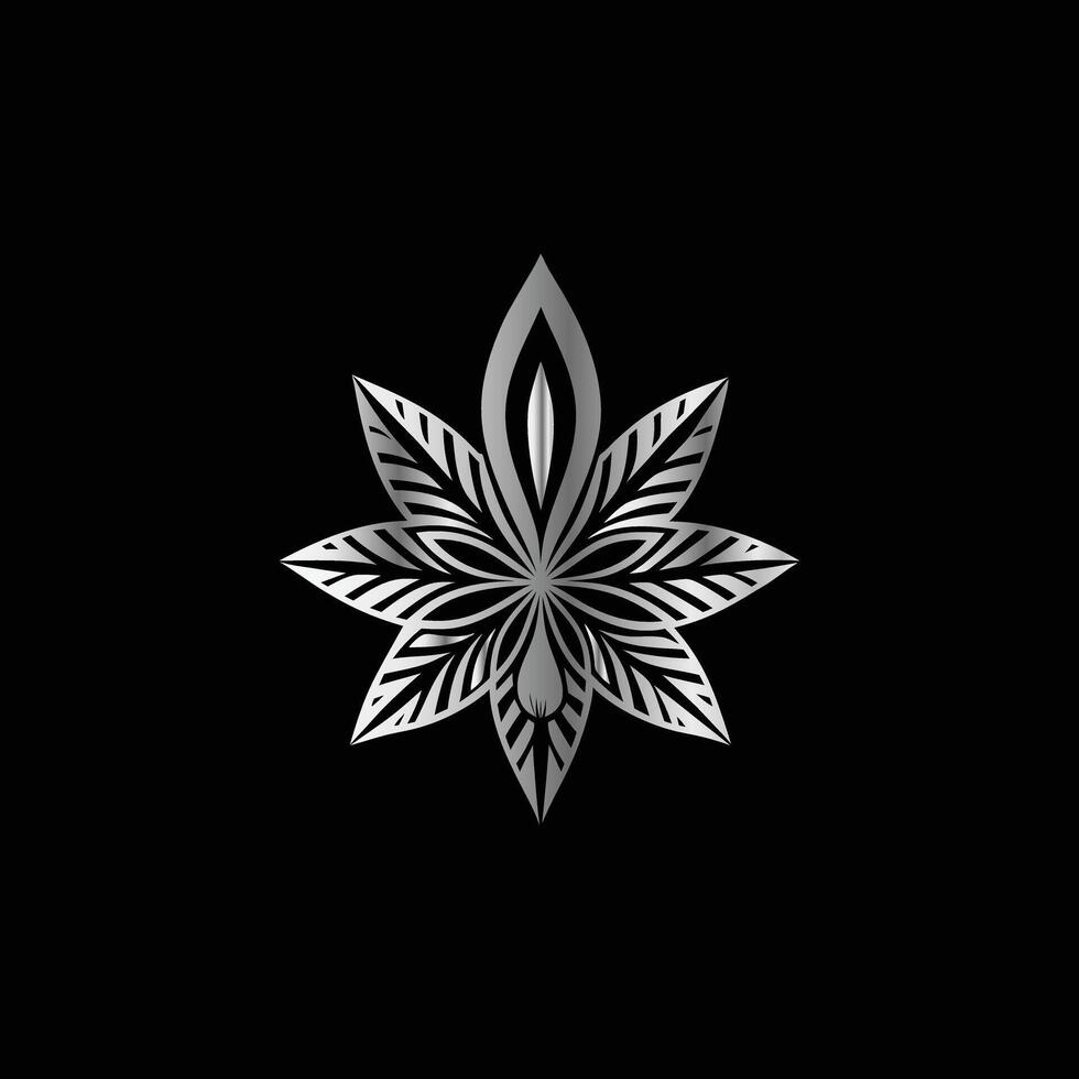 Cannabis leaf illustration design template. Marijuana leaf icon. Caduceus Caduceus Medical Emblem. illustration. vector
