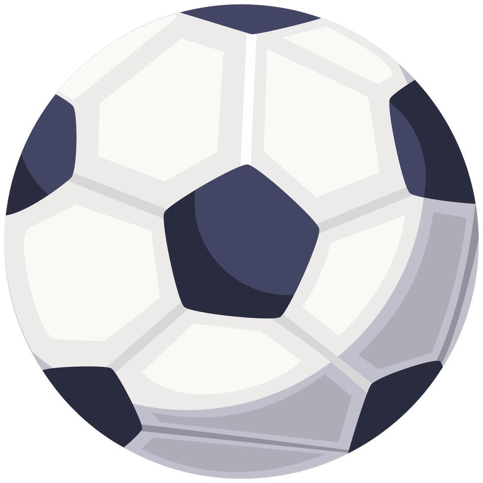 Soccer ball on white background vector