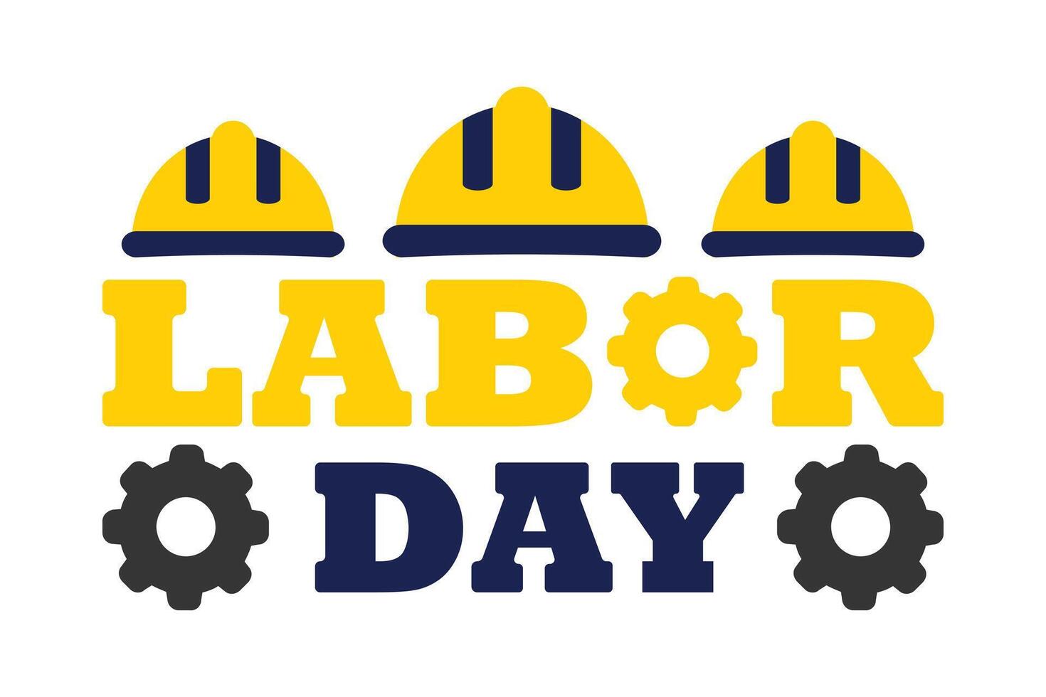 happy Labor day design banner. vector