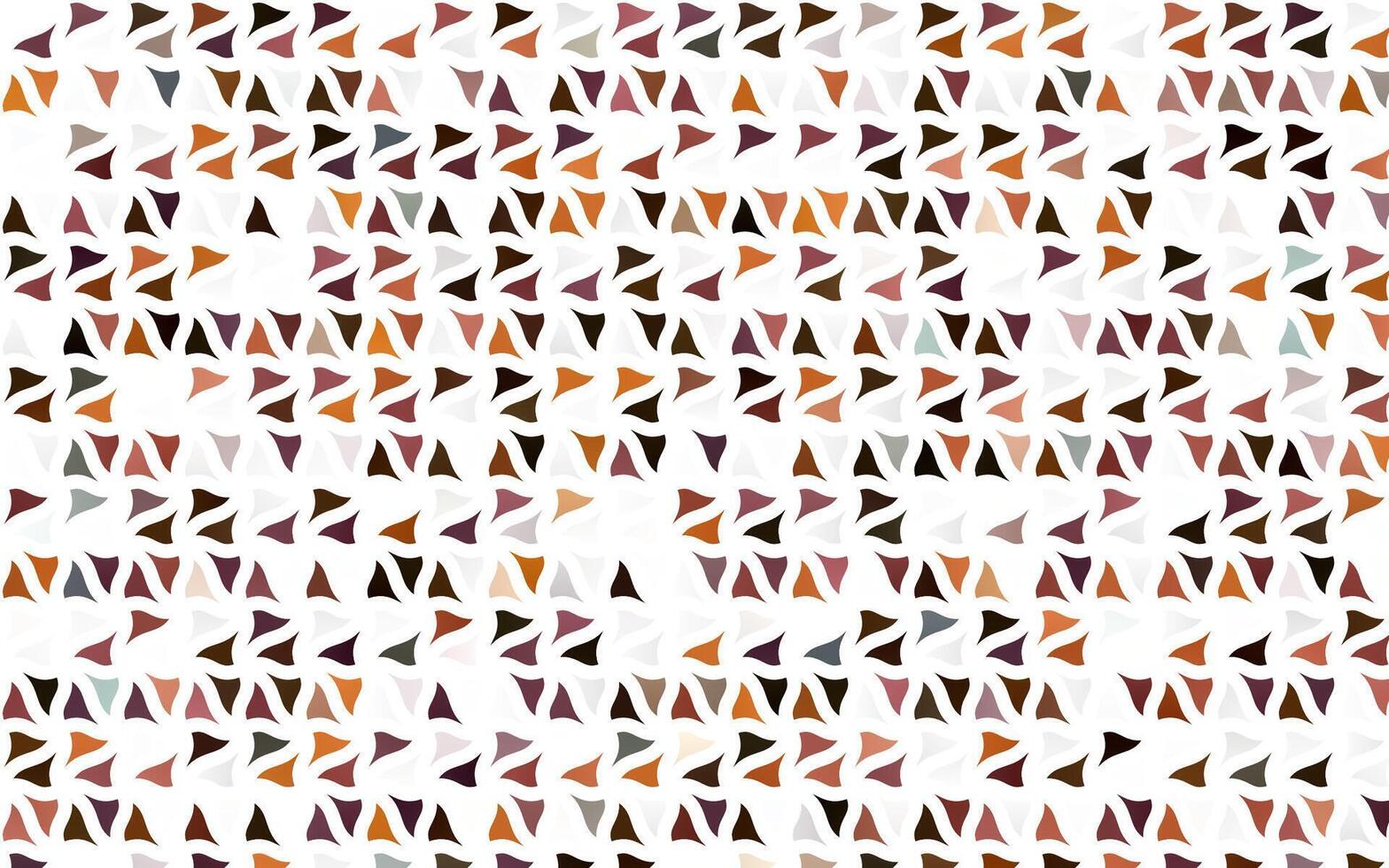 Light Orange pattern in polygonal style. vector