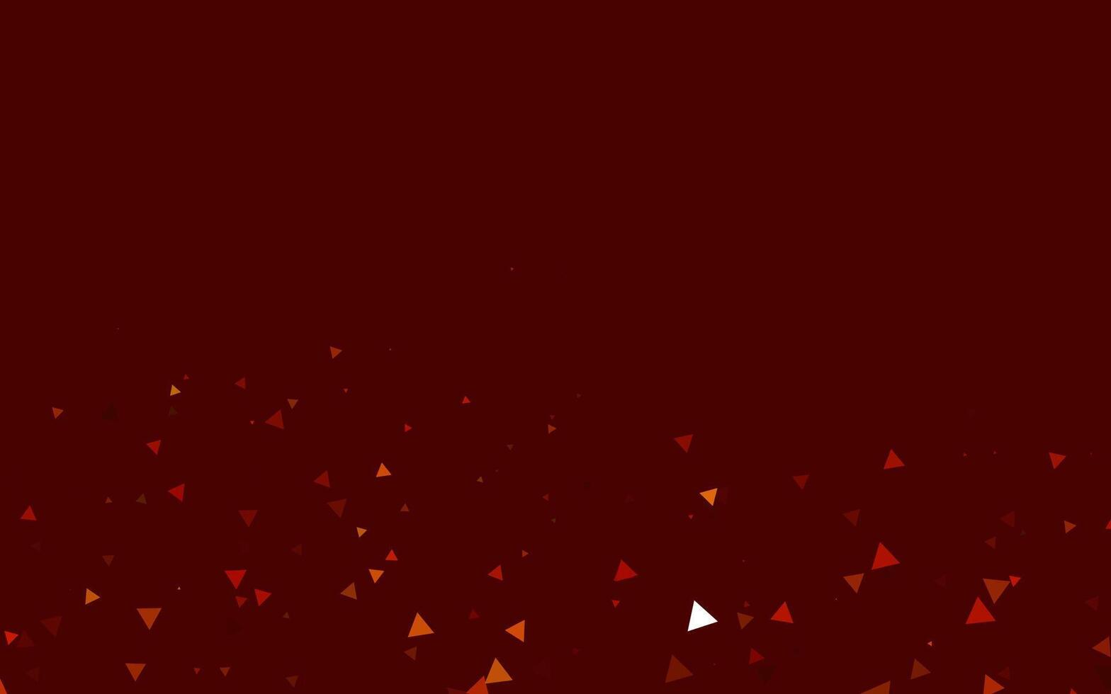 Light Orange background with triangles. vector