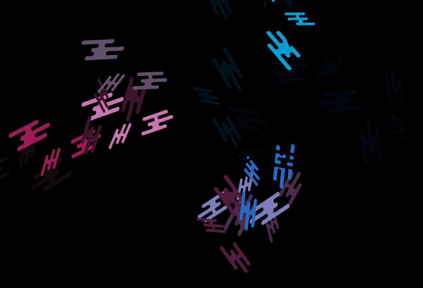 Dark Blue, Red template with repeated sticks. vector