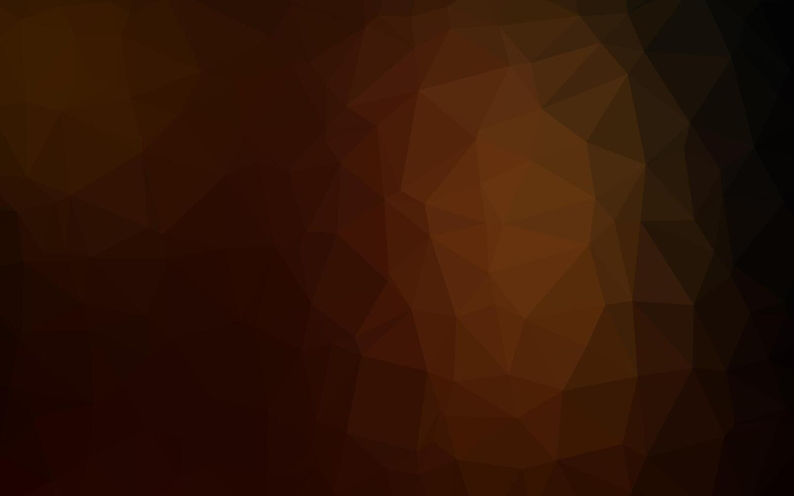 Dark Orange abstract mosaic background. vector