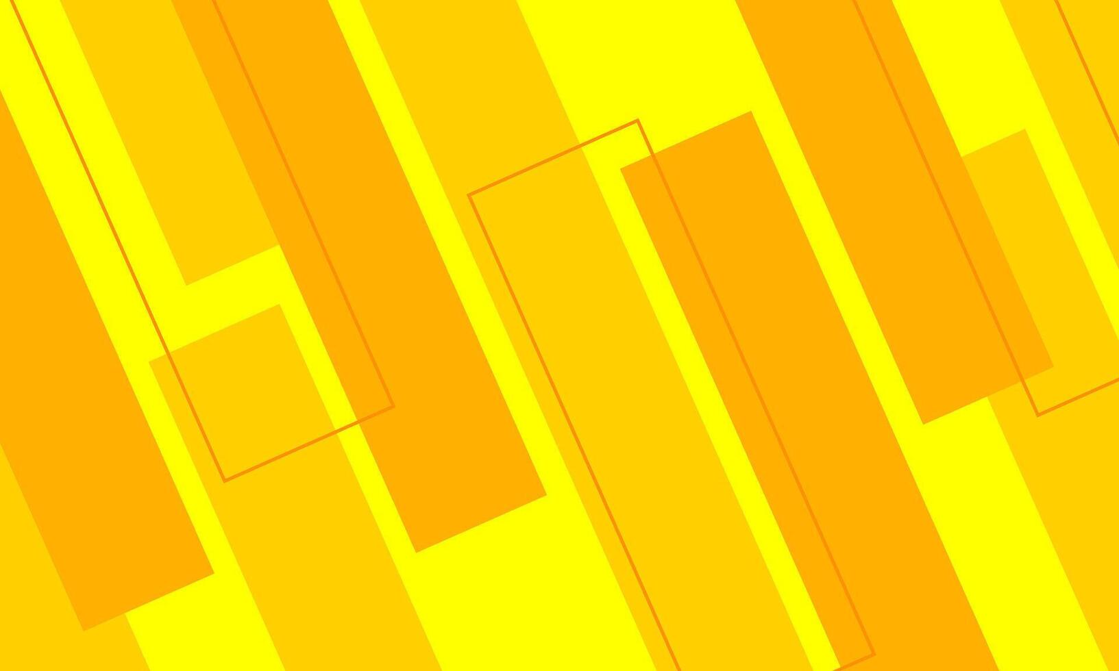 abstract yellow parallel rectangles background vector