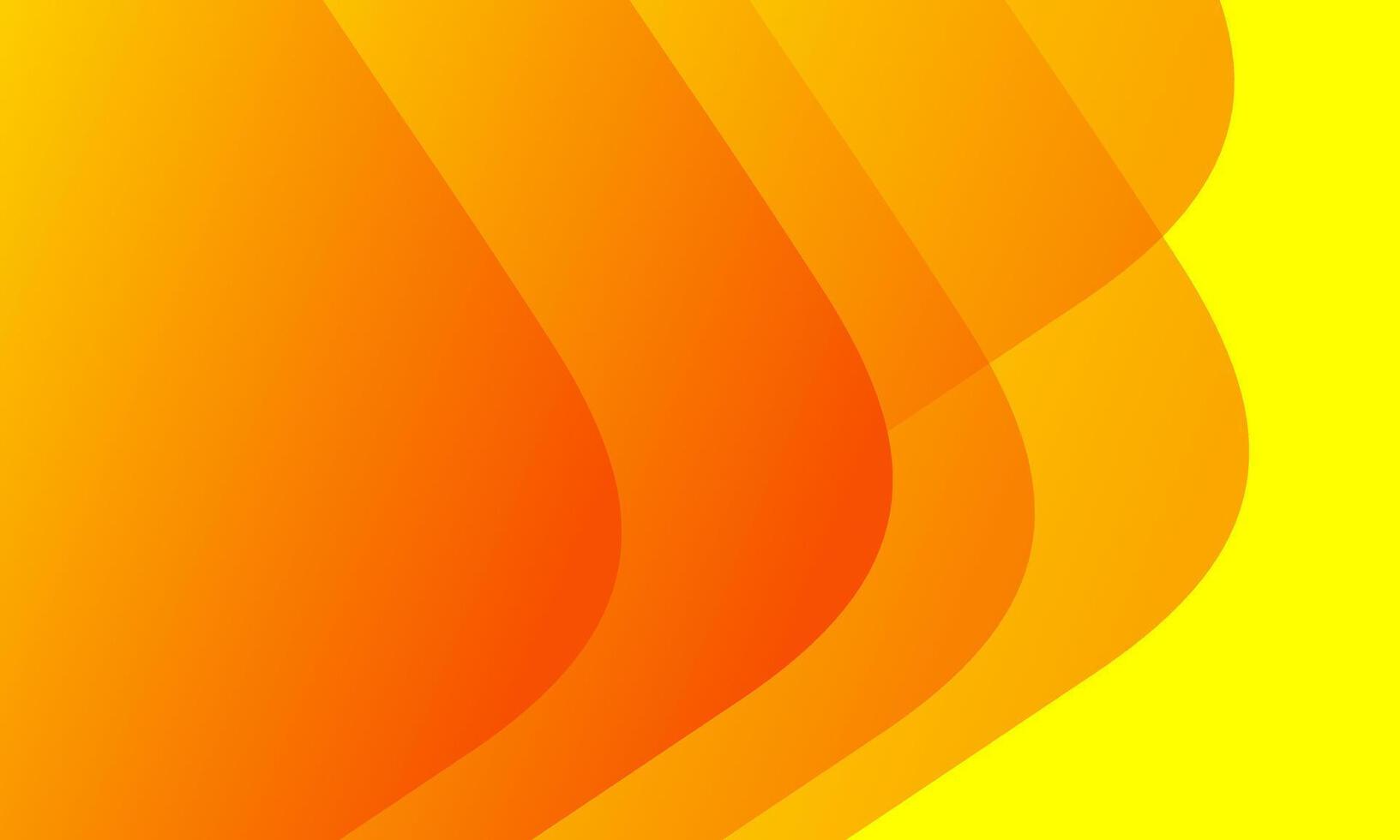 abstract yellow orange layered arch background vector