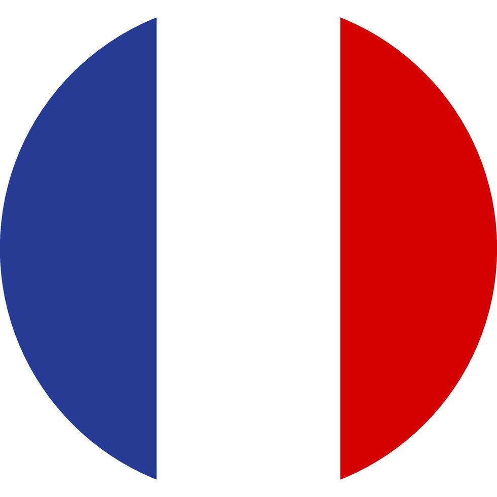 France flag illustrator country flags round vector