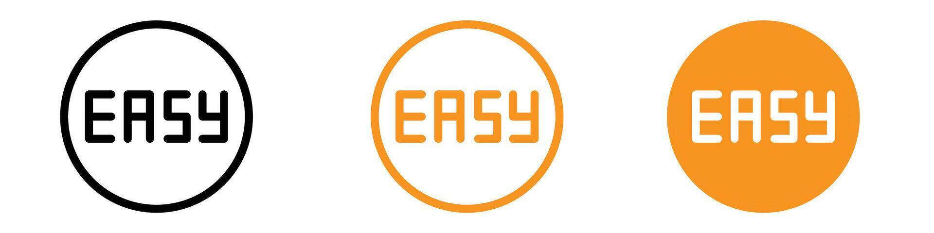 Easy Icon Set Simplified Process Illustrations for User-Friendly Projects vector