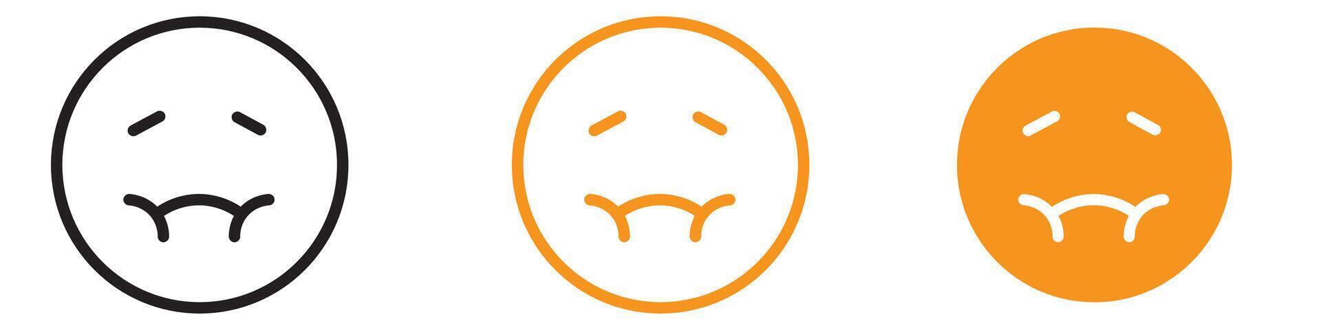Nausea Icon Set Health Condition Illustrations for Medical and Wellness Projects vector