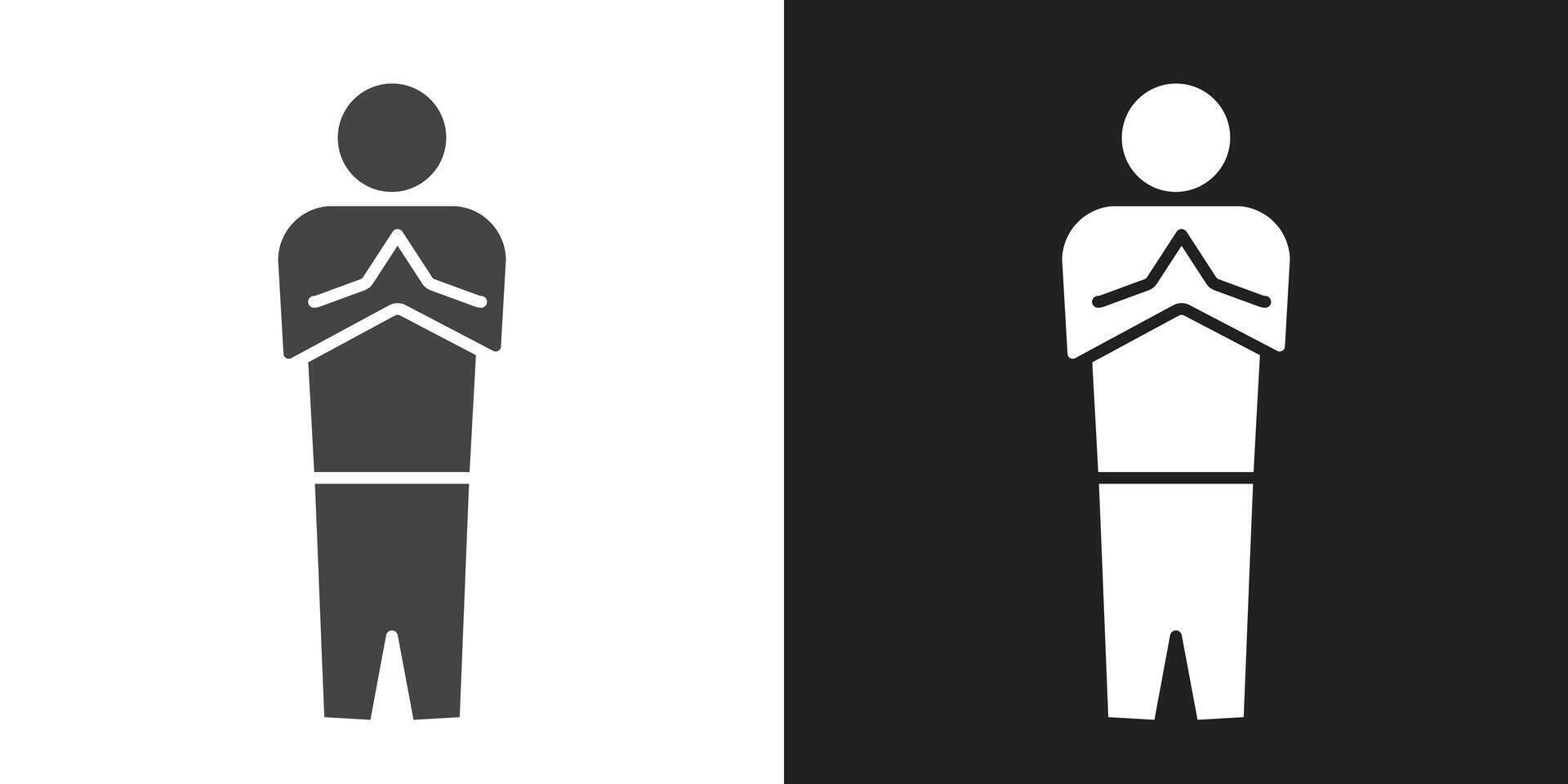 Respectfulness icon set collection vector