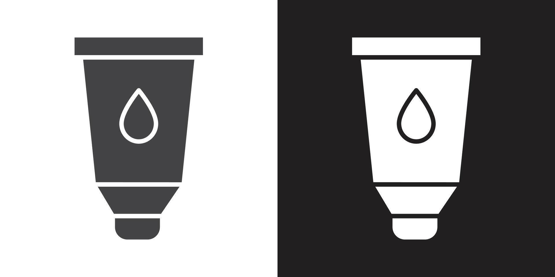 Water-based lubricant icon vector