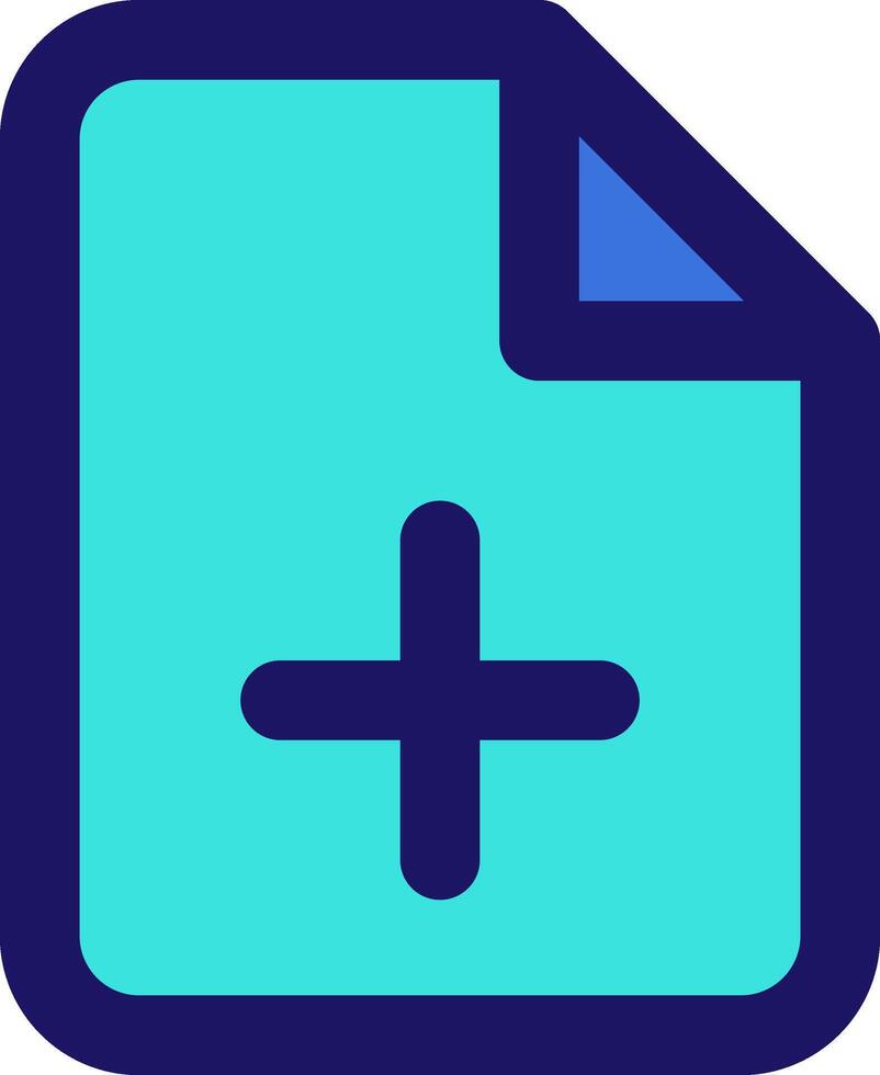 file plus icon line application software set vector