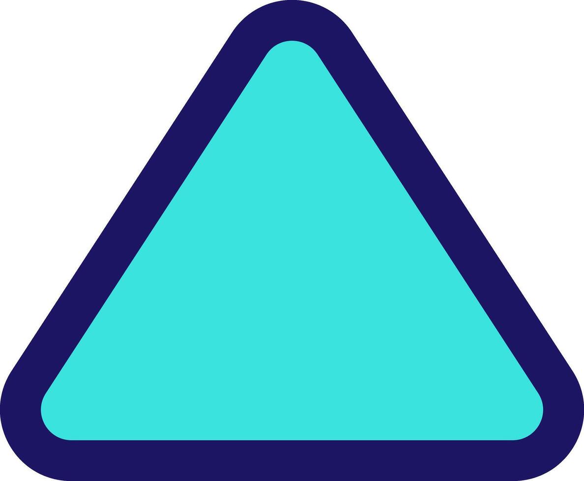 triangle arrow icon line application software set vector