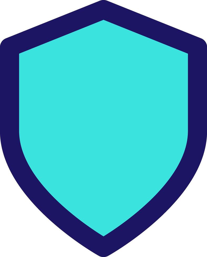 shield icon line application software set vector