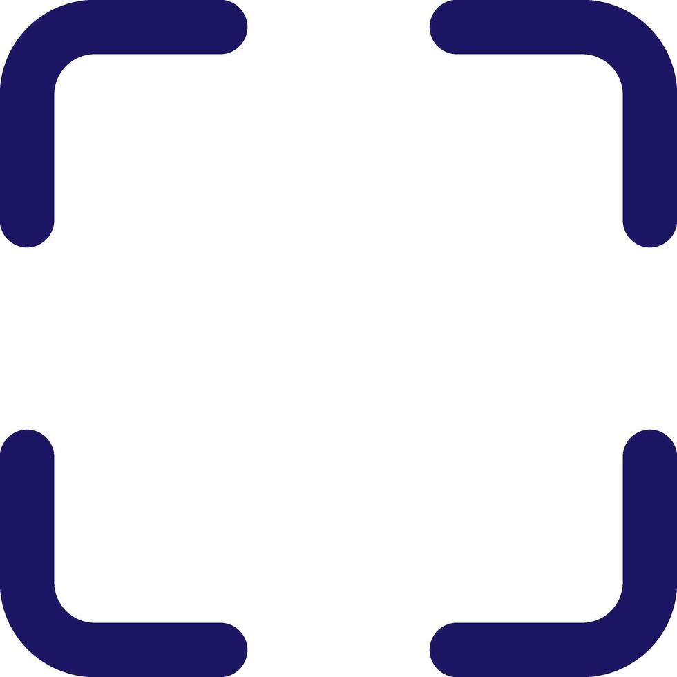 maximize icon line application software set vector