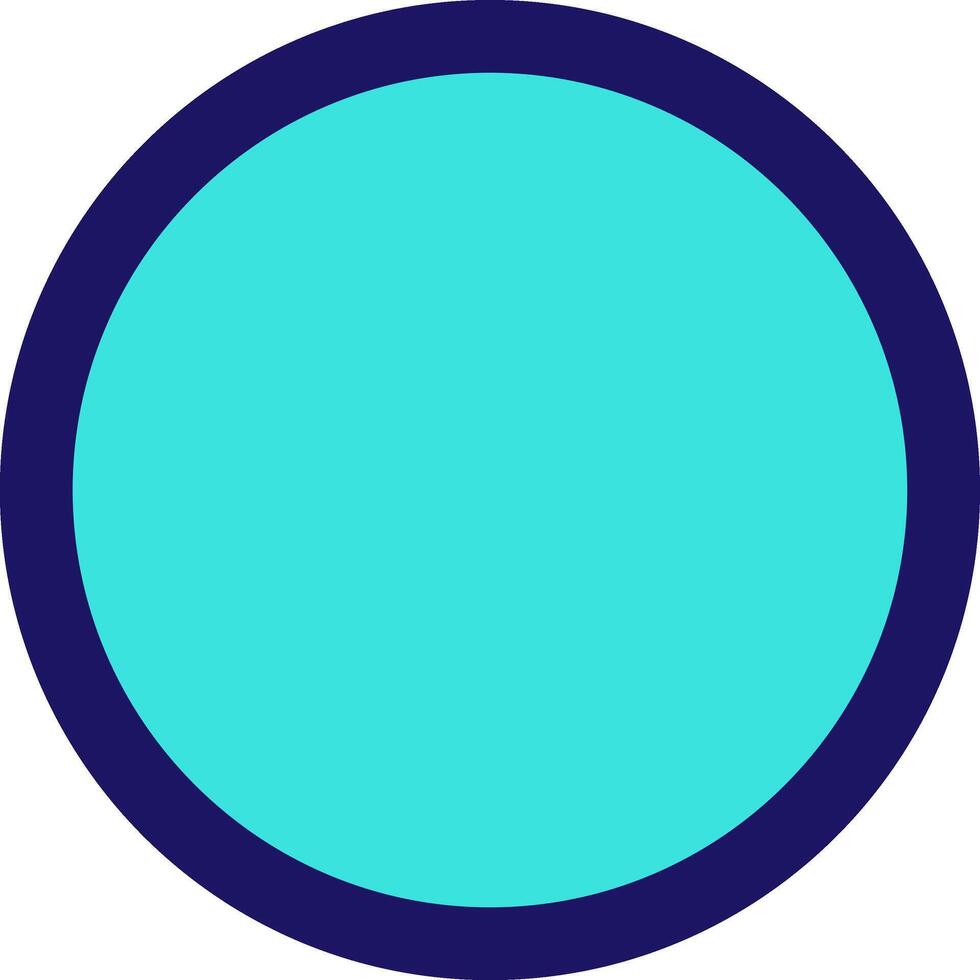circle icon line application software set vector